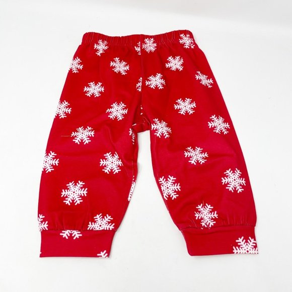 Baby Holiday Bodysuit Jogger Set 'Let It Snow' Graphic Size 3 - 6 Months NEW - Picture 6 of 9